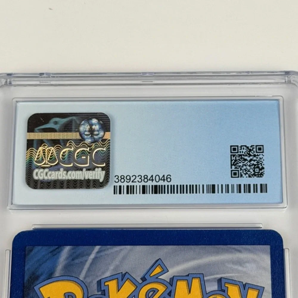 Pokemon Kabuto 1st Edition Fossil 50/62 CGC 9 Blue Label TCG 1999 WotC Vtg